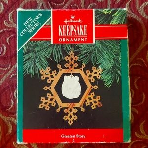 Greatest Story Hallmark Keepsake Ornament